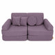 Medium Modular Sofa for Kids - Slimcord Lavender