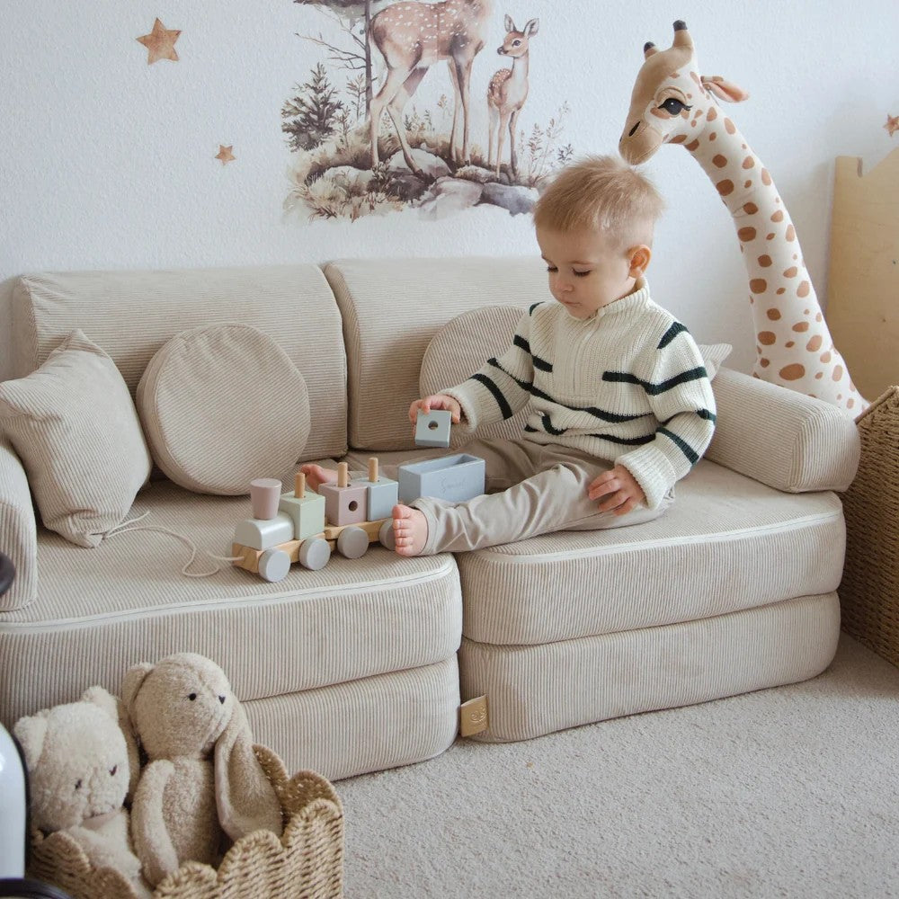 Medium Modular Sofa for Kids - Slimcord Lavender