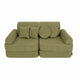 Medium Modular Sofa for Kids - Slimcord Lime