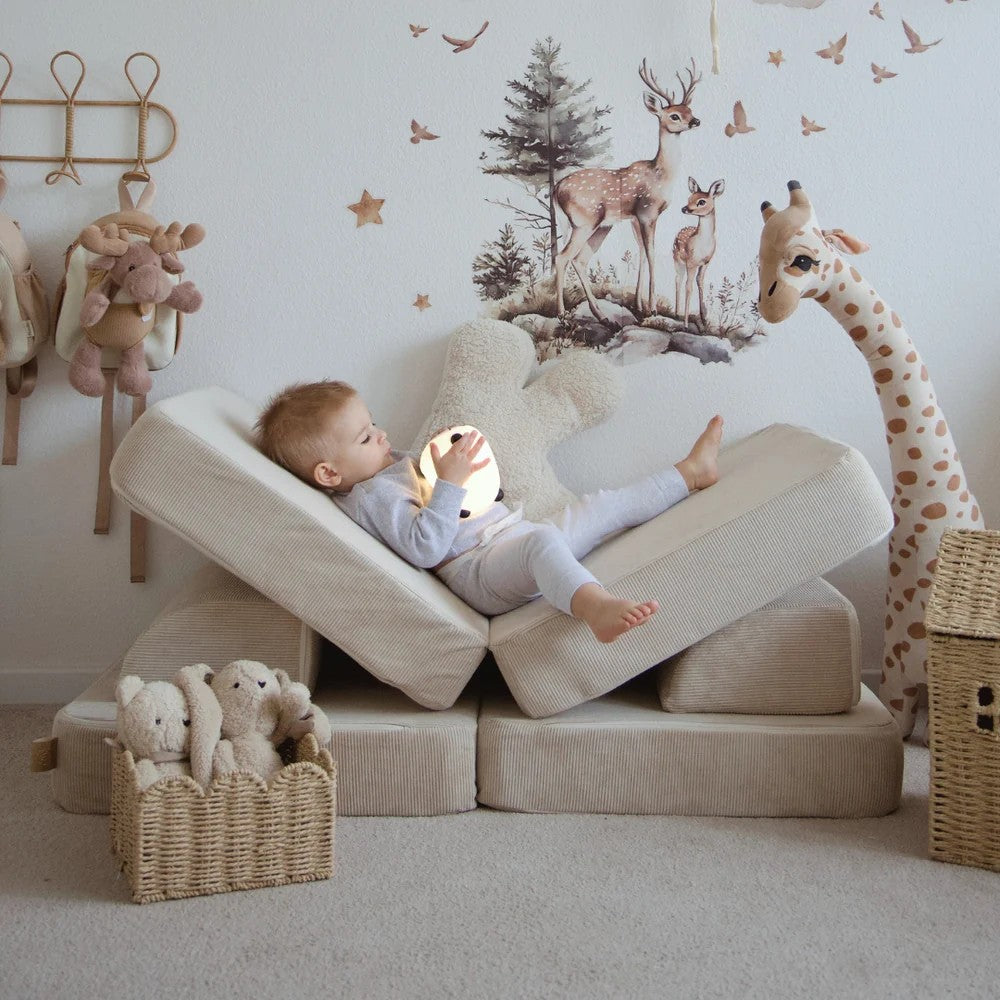 Medium Modular Sofa for Kids - Slimcord Lavender