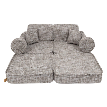 Medium Modular Sofa for Kids - Tangle Moon Grey