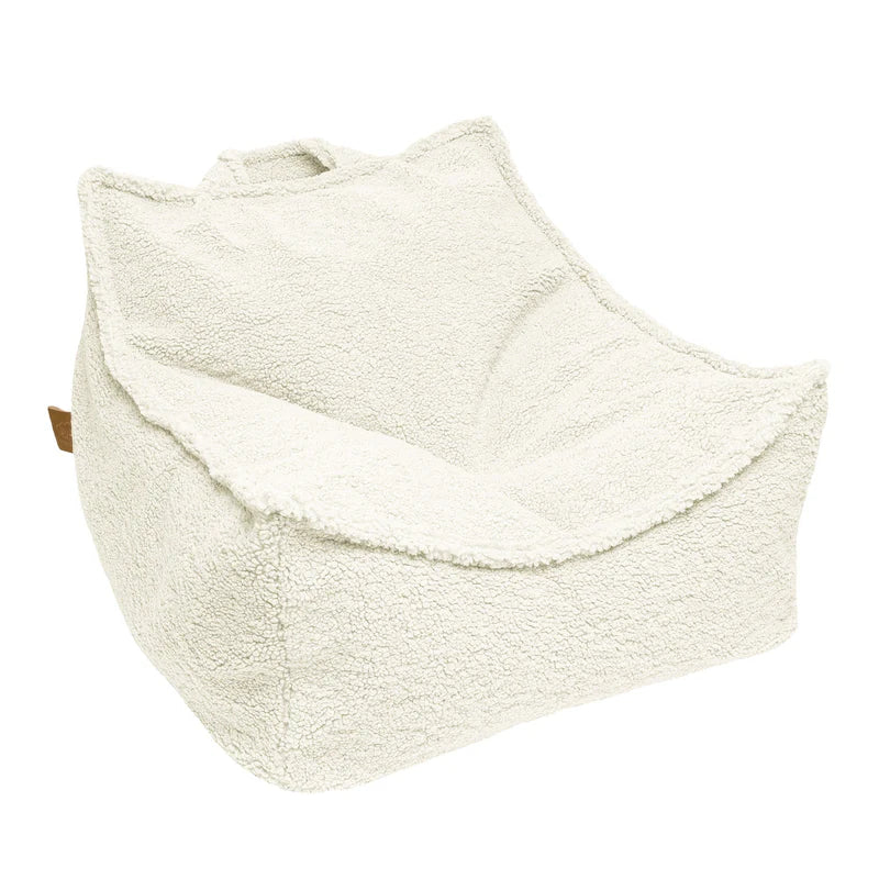 MeowBaby® Bearly Sækkestol – Cremefarvet