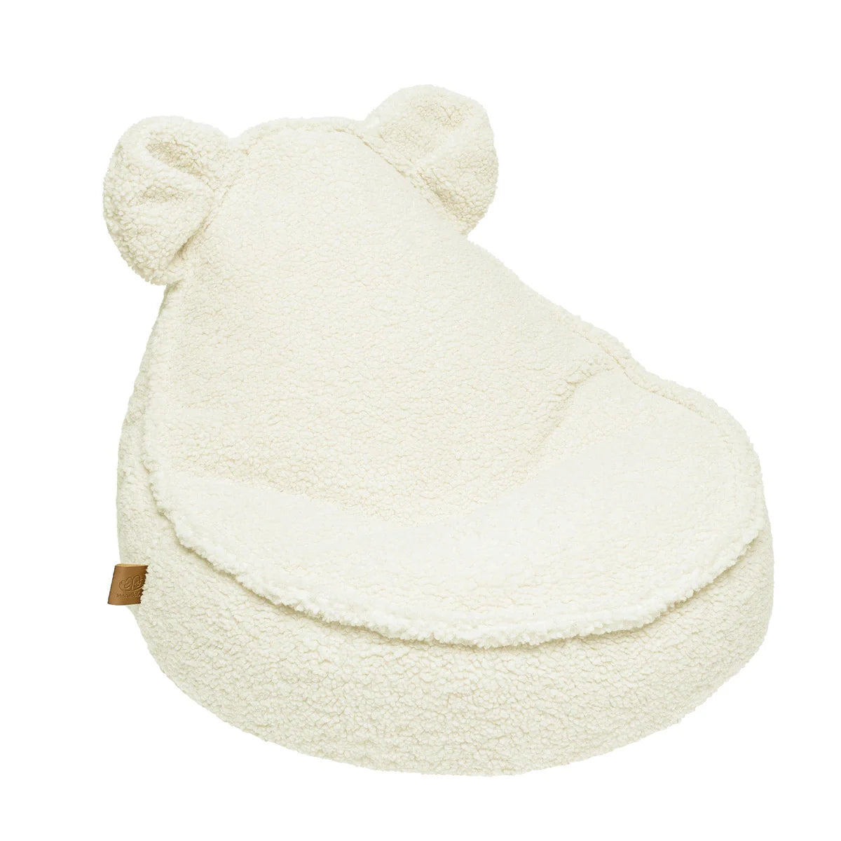 MeowBaby® Bearly Sækkestol – Teddy Cremefarvet