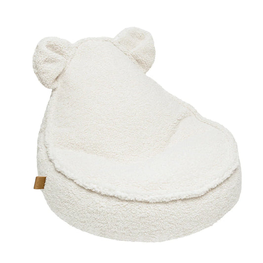 MeowBaby® Bearly Sækkestol – Teddy Hvid
