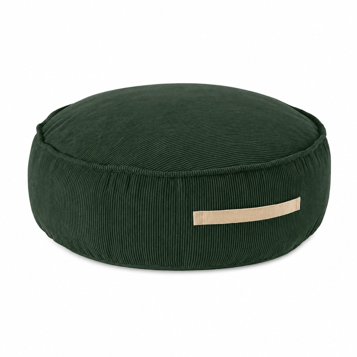 MeowBaby® Corduroy Pouf Round –  Forrest