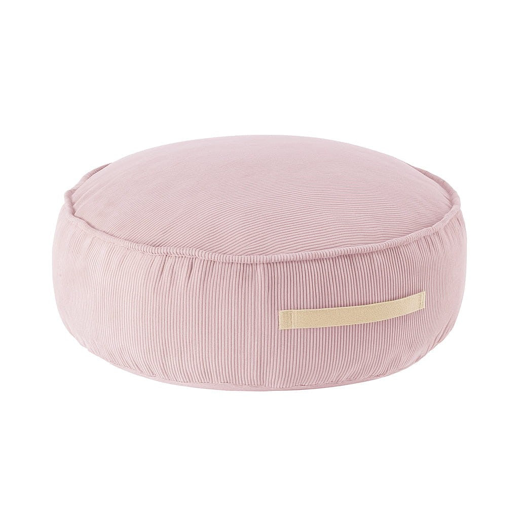 MeowBaby® Corduroy Pouf Round –  Pink