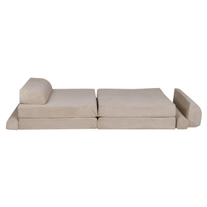 MeowBaby® Large Slimcord Premium Sofa - Lime