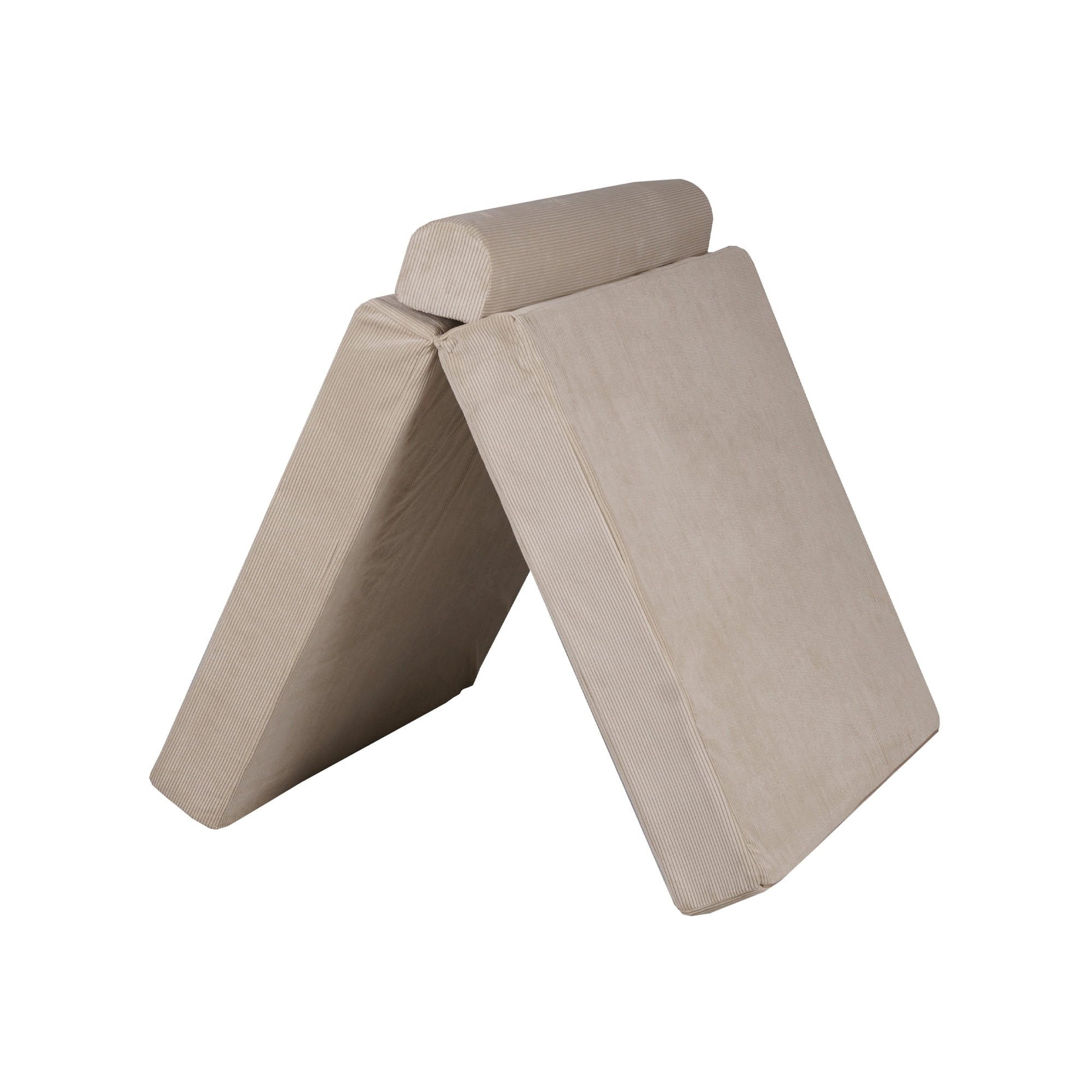 MeowBaby® Large Slimcord Premium Sofa - Taupe