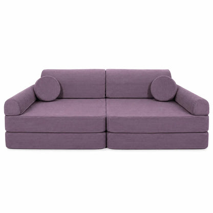MeowBaby® Large Slimcord Premium Sofa - Lavender