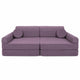 MeowBaby® Large Slimcord Premium Sofa - Lavender