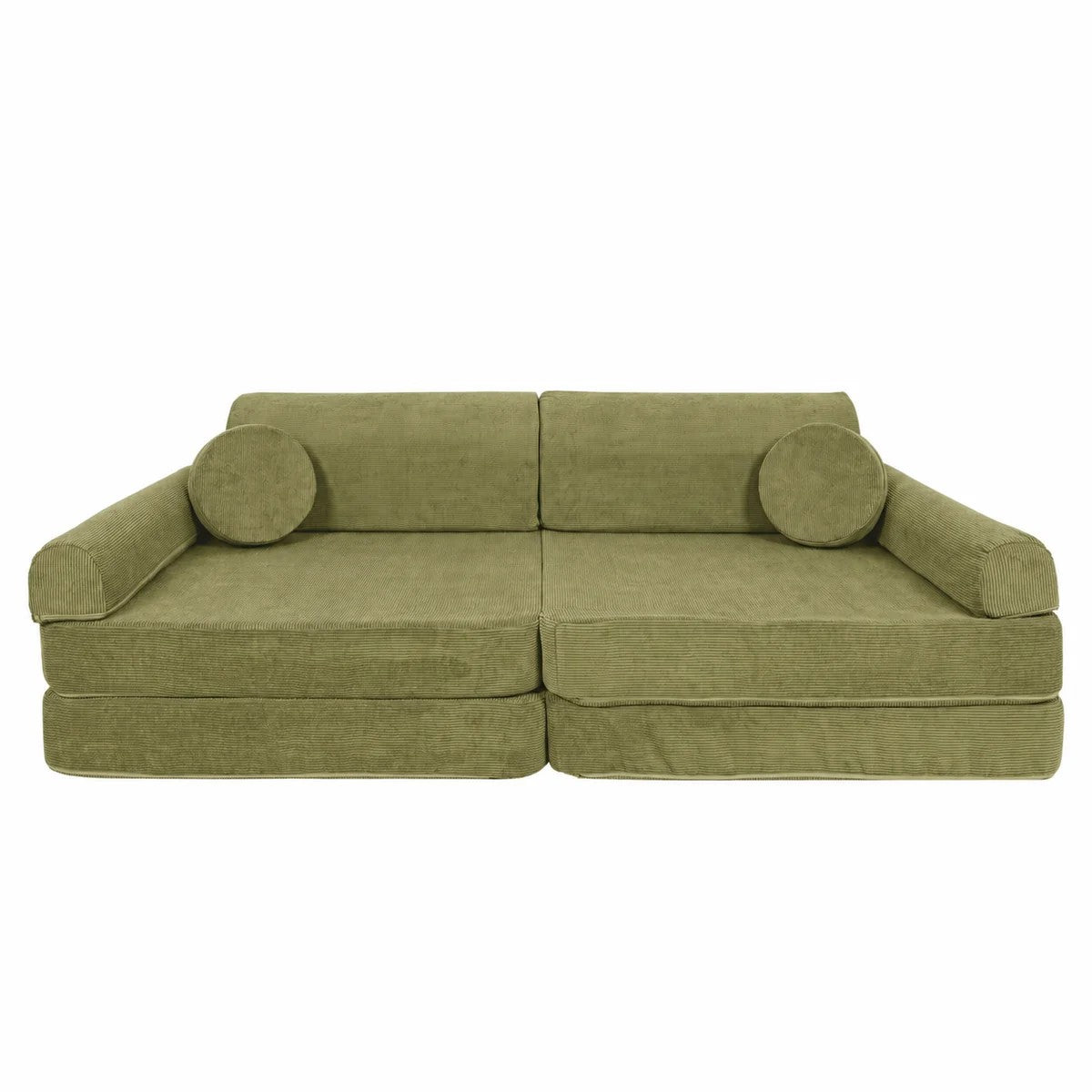 MeowBaby® Large Slimcord Premium Sofa - Lime