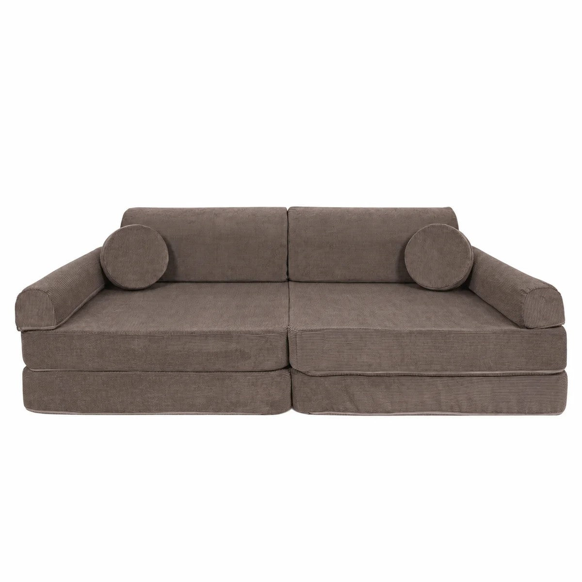 MeowBaby® Large Slimcord Premium Sofa - Taupe