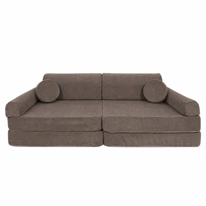MeowBaby® Large Slimcord Premium Sofa - Taupe