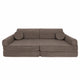 MeowBaby® Large Slimcord Premium Sofa - Taupe