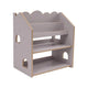 MeowBaby Montessori MDF House Bookcase - Grey