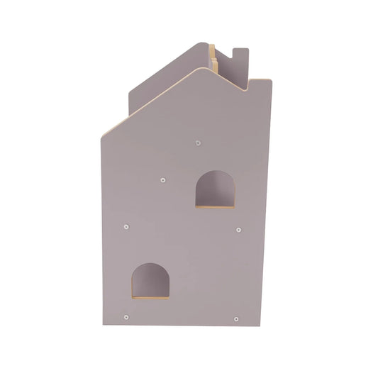 MeowBaby Montessori MDF House Bookcase - Grey