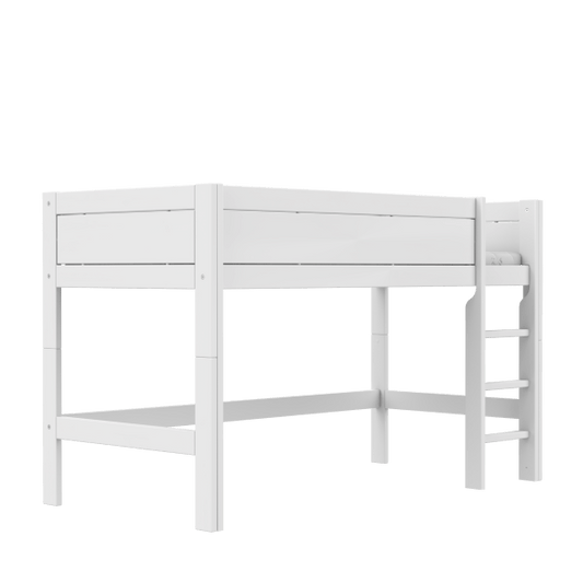 LIFETIME Kidsrooms Original halvhøj seng med stige 90 x 200 cm