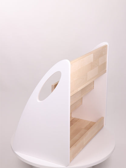 Modular Montessori Bookshelf With Book Storage - 4 Shelves