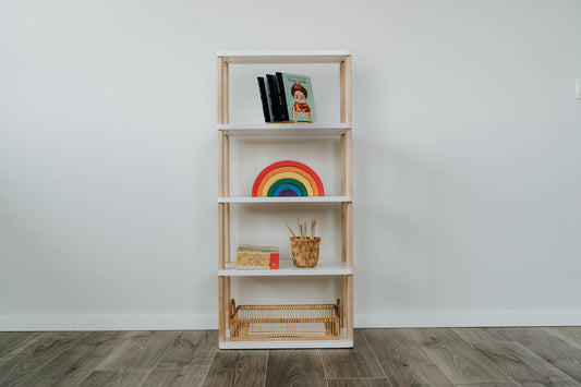 Modular Montessori Shelf Straight Mini - 5 Shelves