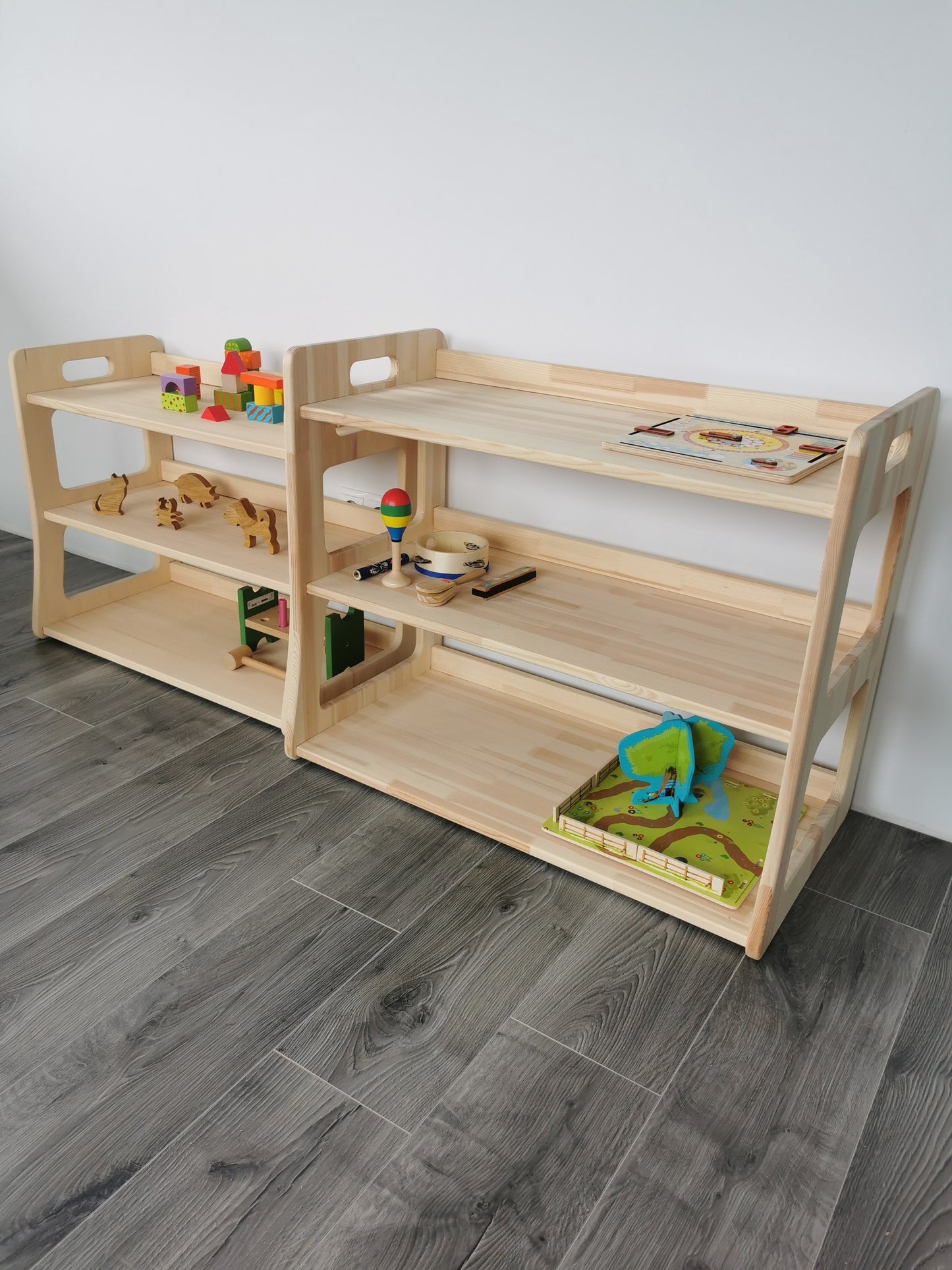Modular Montessori Toy Shelf