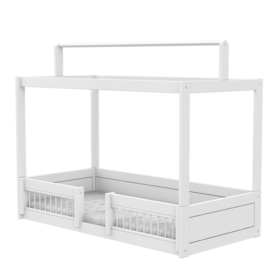 LIFETIME Kidsrooms Montessori husseng inkl. sengeheste – 90 x 200 cm