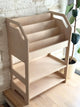 Montessori Wooden Book Display with Storage Shelf For Kids