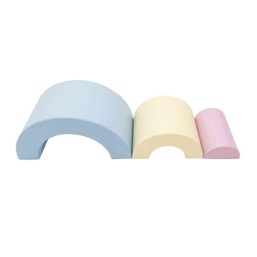 Montessori Soft Play Set - Light Pastel