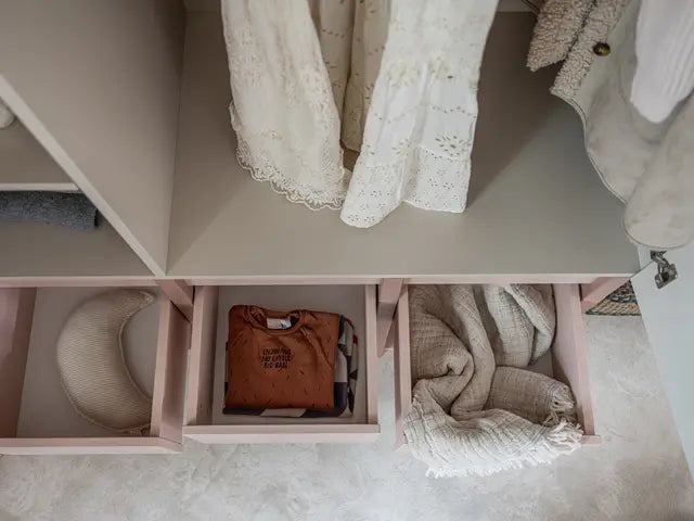 Wood Luck Design - Tweens - understel til garderobeskab – rosa