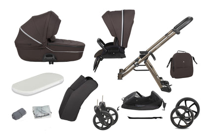 Noordi Fjordi V2 2027 2-in-1 Stroller – Dark Brown 627