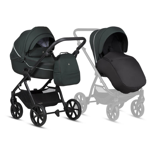 Noordi Fjordi V2 2027 2-in-1 Stroller – Forest Green 609