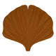 Organic Cotton and Linen Ginkgo Leaf Playmat - Caramel
