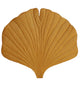 Organic Cotton and Velvet Ginkgo Leaf Playmat - Yellow