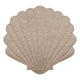 Organic Cotton and Velvet Shell Playmat - Beige