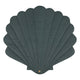 Organic Cotton and Velvet Shell Playmat - Blue