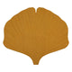 Organic Cotton and Linen Ginkgo Leaf Playmat - Mango