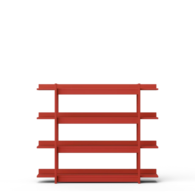 Wood Luck Design - Frame - bogreol – rød