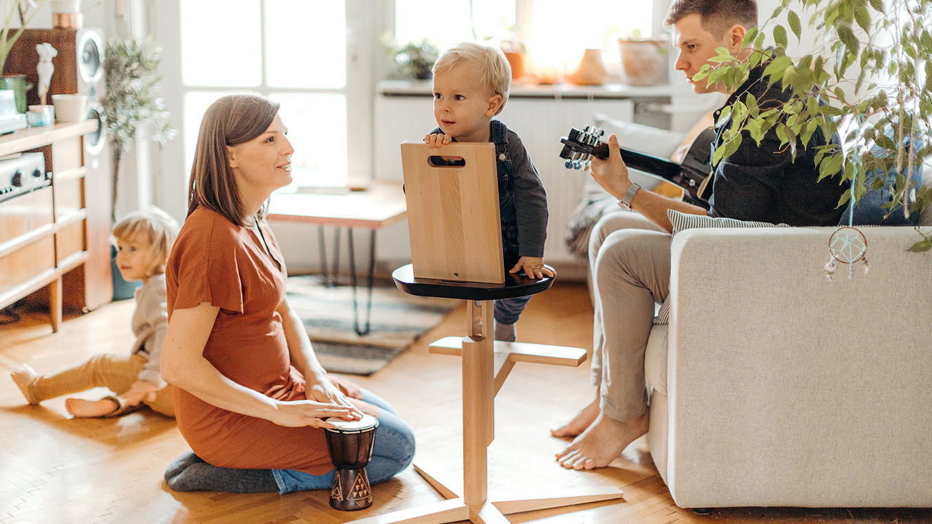 Norstol Peak højstol med babyindsats – olive green