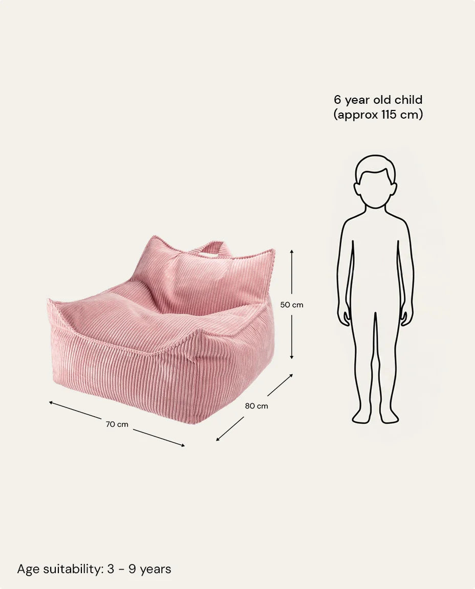 Wigiwama sækkestol – Pink Mousse