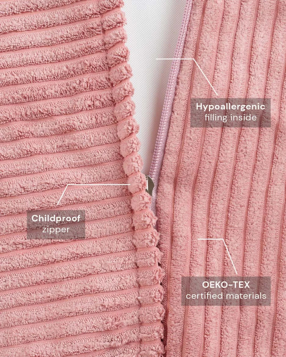 Wigiwama sækkestol – Pink Mousse