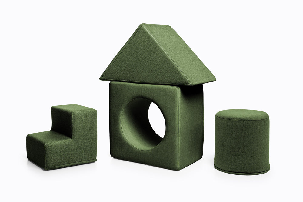 Shappy Playset - Tumlesæt - Bottle Green