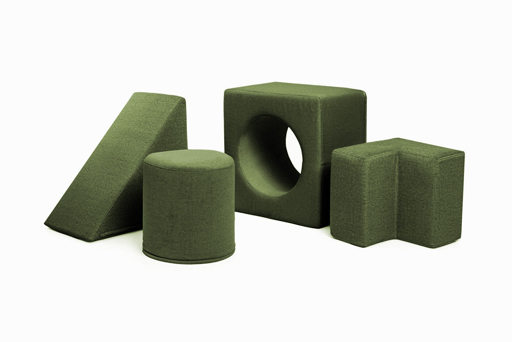 Shappy Playset - Tumlesæt - Bottle Green