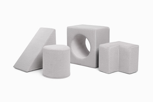 Shappy Playset - Tumlesæt - Light Grey