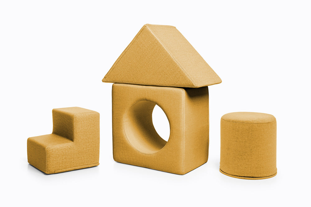 Shappy Playset - Tumlesæt - Mustard