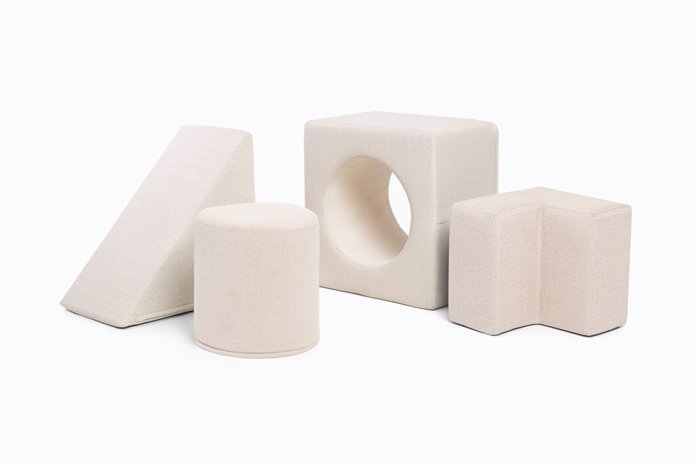 Shappy Playset - Tumlesæt - Soft Beige