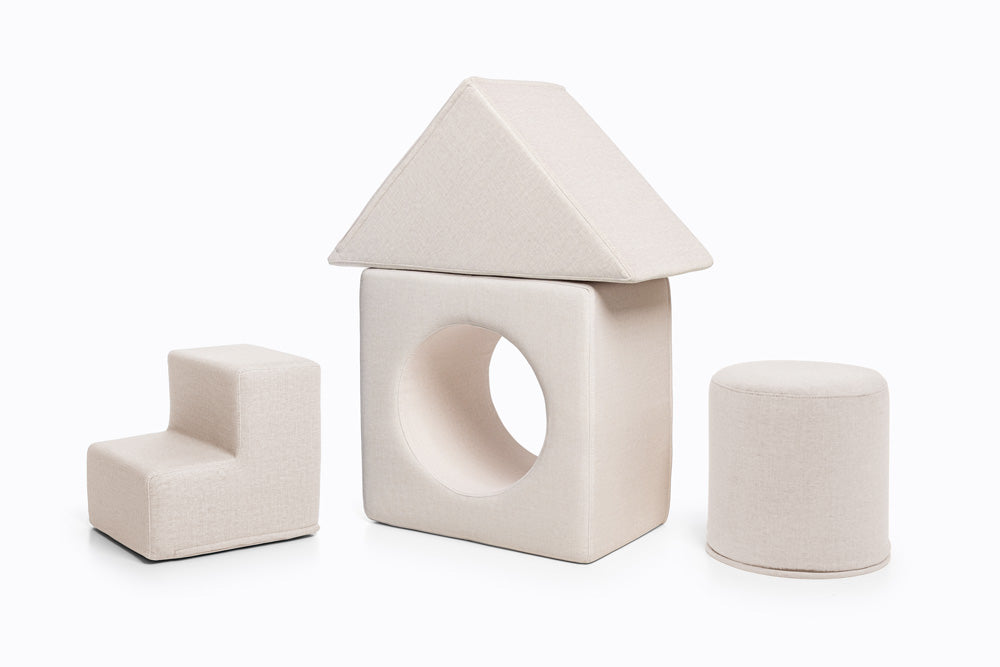 Shappy Playset - Tumlesæt - Soft Beige