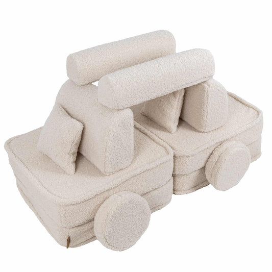 Meowbaby mellem legesofa - Bearly, creme