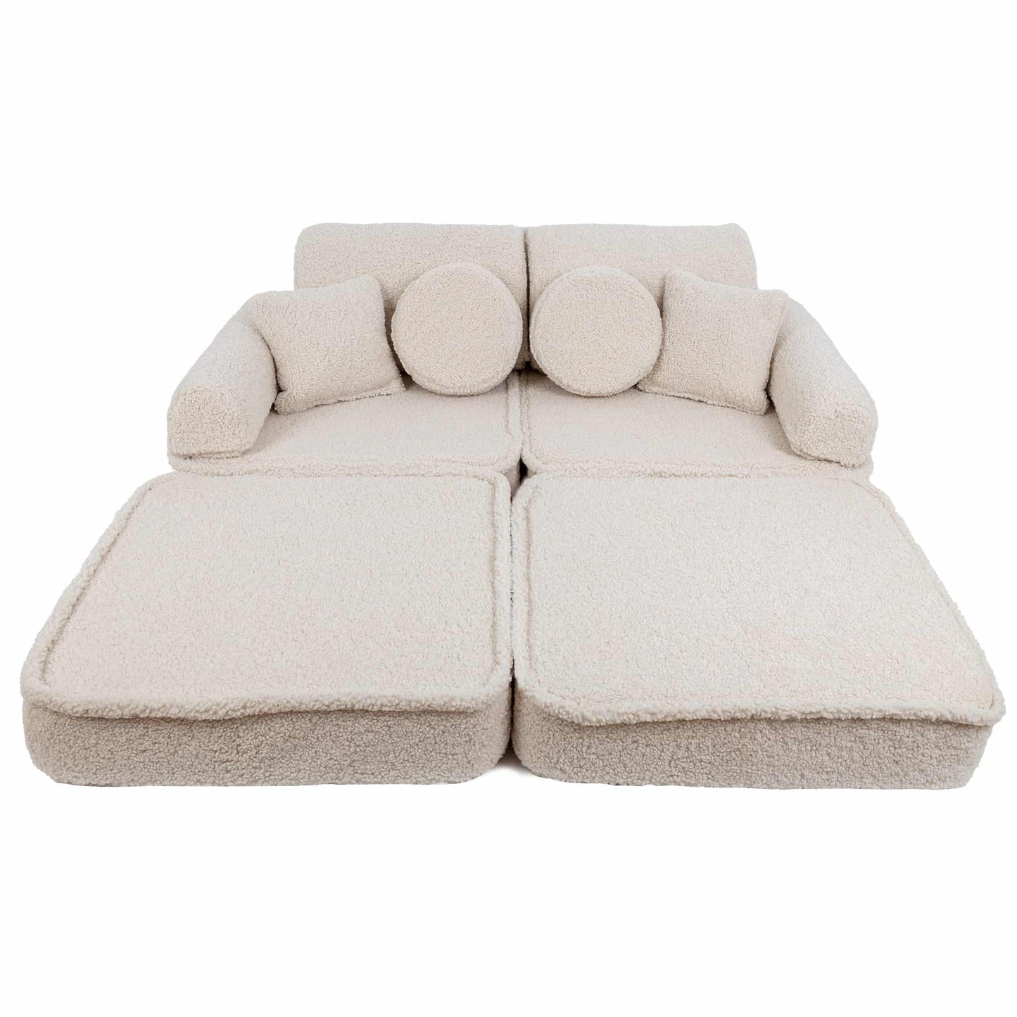 Meowbaby mellem legesofa - Bearly, creme