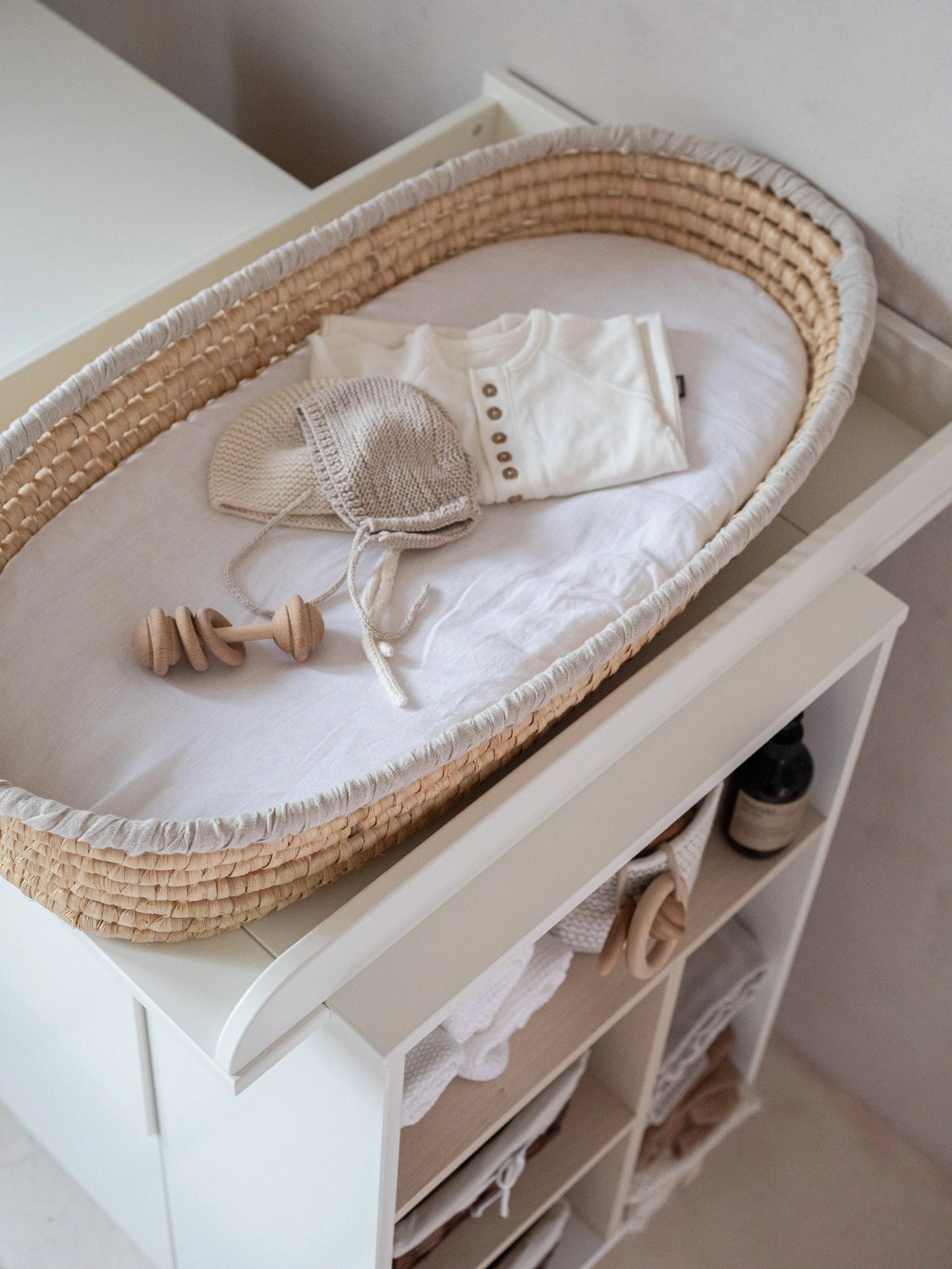 Wood Luck Design - Basic - pusletop til kommode – hvid