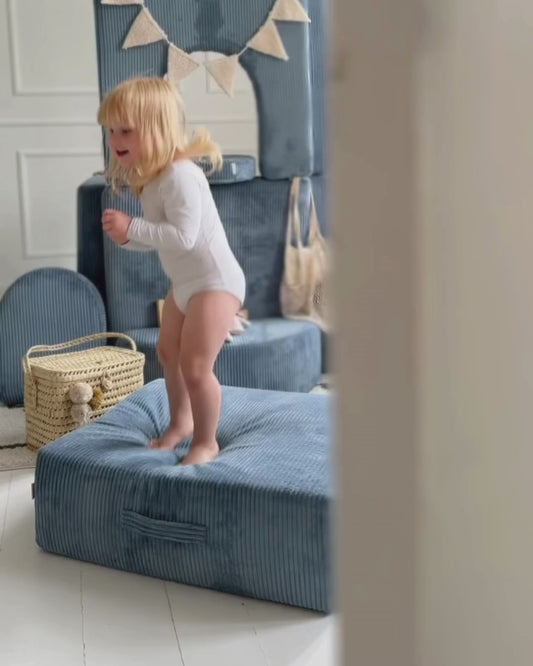 Shappy indendørs trampolin i fløjl – Corduroy - Peppermint