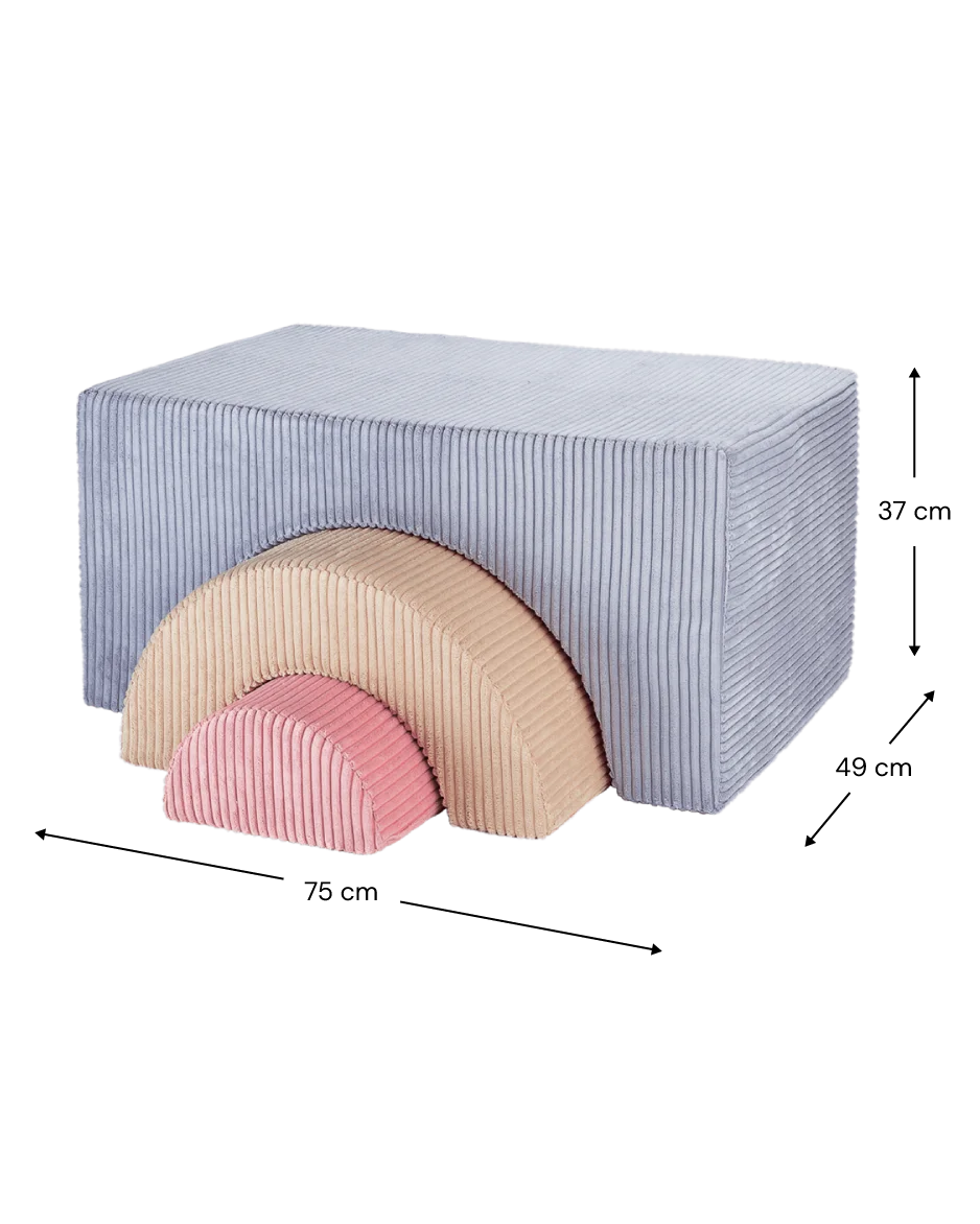 Wigiwama Rainbow Tumlesæt - Blueberry Blue